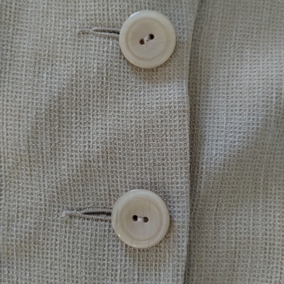 Marisa Minicucci Viscose/ Poly Jacket Blazer Double Button Padded Lined Size 14 - Picture 7 of 11